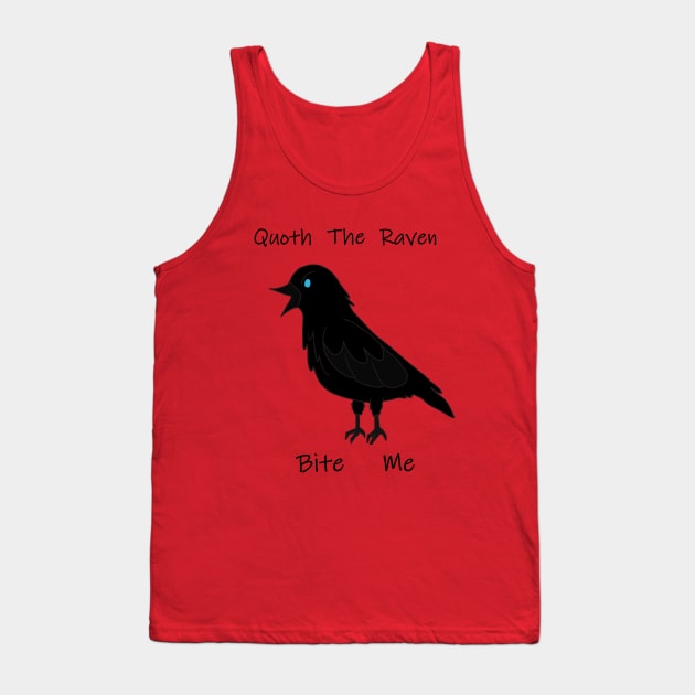 Quoth The Raven Tank Top by NicoleDrawsBadly